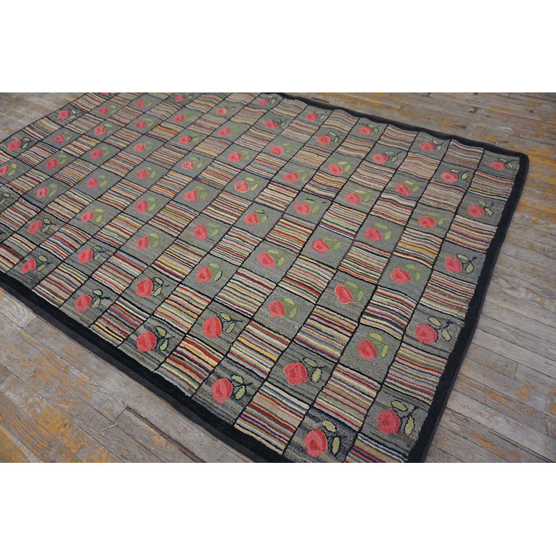 Tapis bouclé gris antique