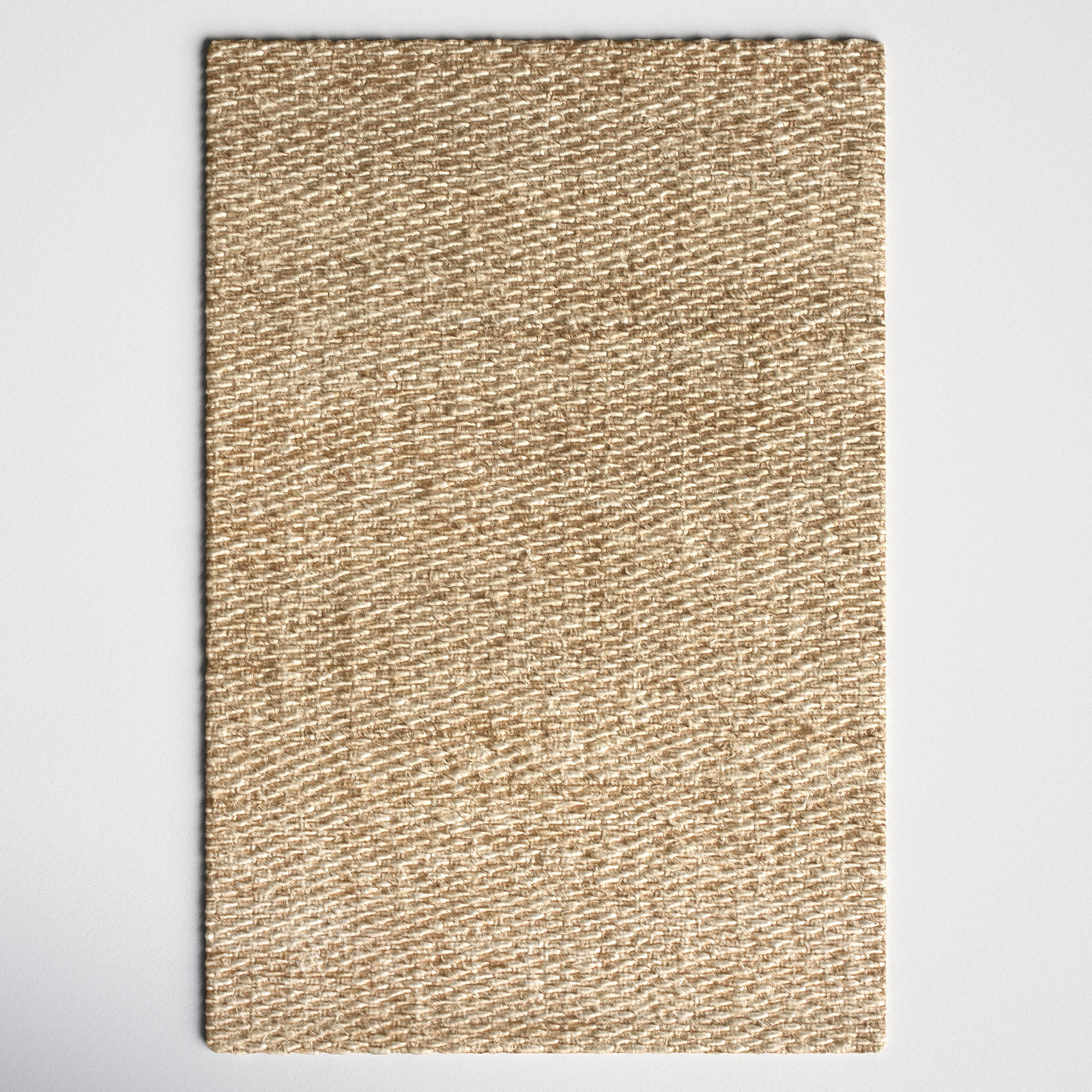 Handmade Jute / Sisal Natural Rug, Rectangle 2' x 3'