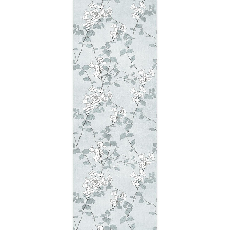 Bordure florale pelez et collez, L 132 po x l 48 po