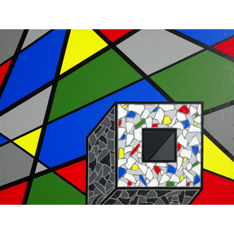 Depth Perception #1 Painting by Eddie Bruckner