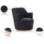 Fauteuil pivotant rembourré Hudnut-89200308