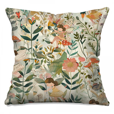 Fairy Throw Pillow, Fantasy Double Sided Pillows