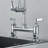 Commercial Kitchen Faucet with Pre-Rinse Sprayer 26Inch