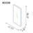 Markhai Aluminium Rectangle Mirror-1948353992-1948353990