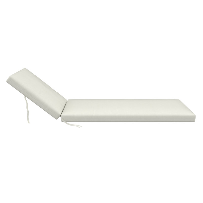 Outdoor Sunbrella® Chaise Lounge Cushion, 23" x 29"/25" x 47" , Canvas Natural Sunbrella® Canvas