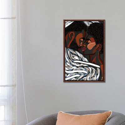 Love in the Dark 1 Piece Wall Art on Canvas