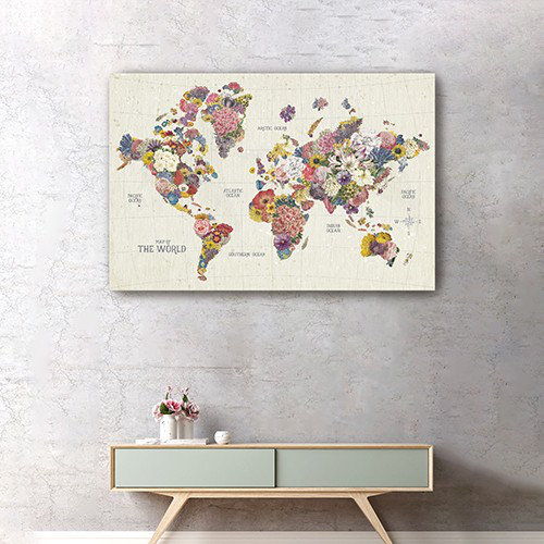 Art mural sur toile 48 "x 32", H 36 po x l 24 po x P 1,25 po