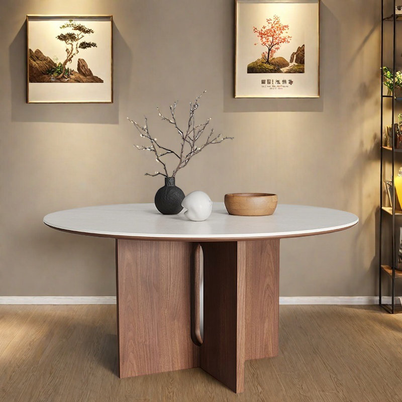 Table de salle à manger durable avec espace spacieux., H 29,53 po x L 53,15 po x l 53,15 po