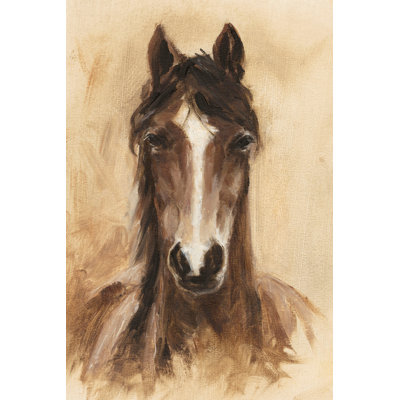 "Shaded Horse" Print on Wrapped Canvas