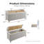 Banc de rangement en osier Angelah Tides-68821493