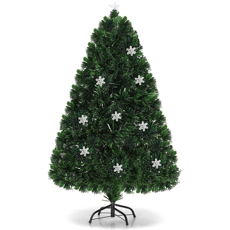 Arbre de Noël pin vert 6 pi avec 28 lumières DEL, H 6 pi