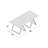Kayllen Glass Top Single Coffee Table-2066189303
