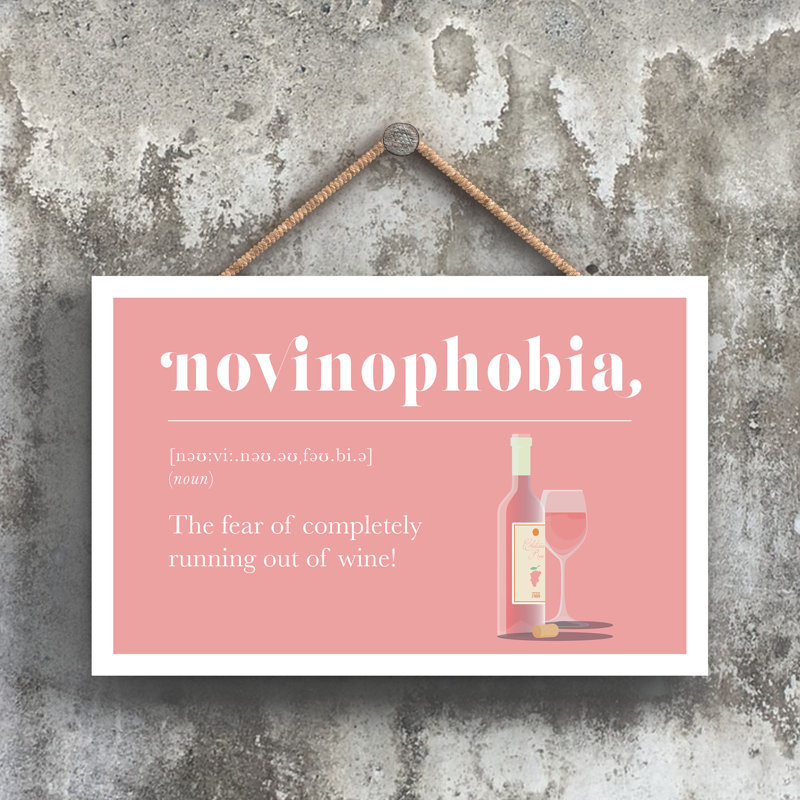 Handmade Wall Decor on Wood, Pink