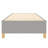 Box Spring Bed Frame Light Grey Twin XL Fabric -2105161139-2105161142