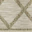 Tapis intérieur / extérieur en polypropylène tissé à la machine de style sud-ouest de couleur brun foncé / gris Days-1648368073