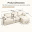 Upholstered 103.1 " Chenille Sectional-2028629604