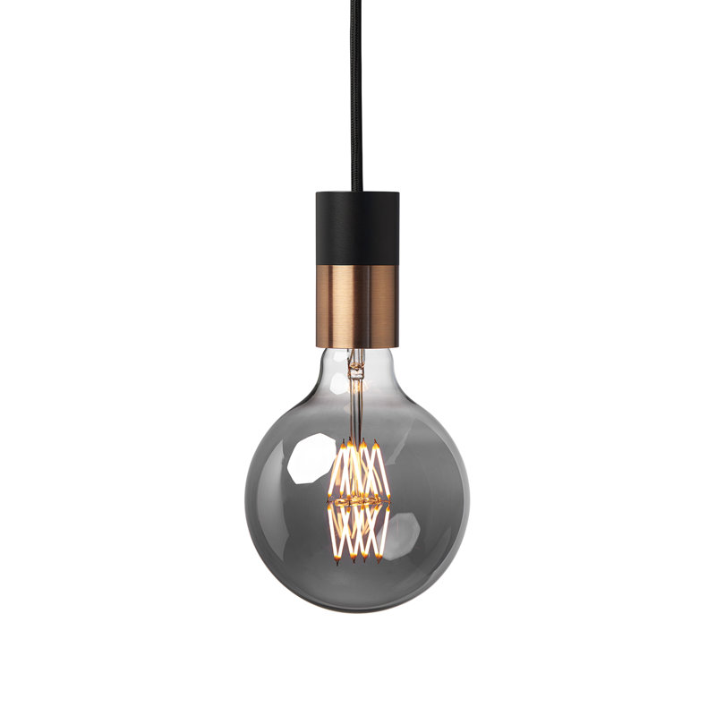 Jazlyn 1 - Light Single Pendant, Black/Copper
