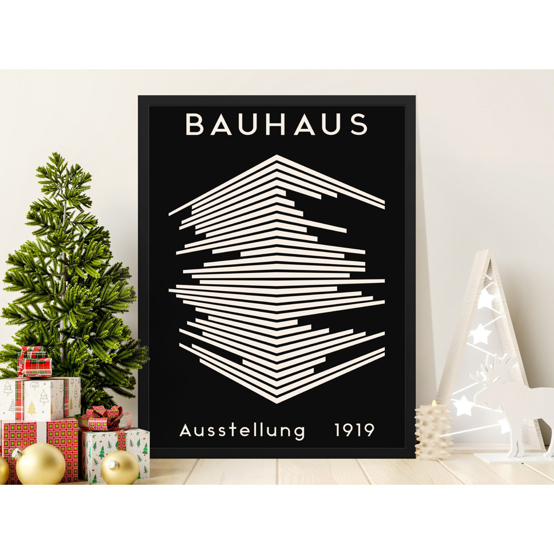 Bauhaus Wall Art, Ausstellung 1919, Geometric Poster, Modern Home Decor, Abstract Print, Minimalist Art