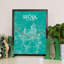 Seoul City Map - No Frame Print-1229317324