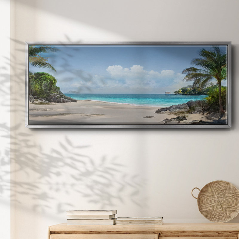 Down In Mexico, reproduction d'art sur toile, H 24 po x l 60 po x P 1,5 po, Argent