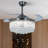 Amaan 42'' Ceiling Fan with LED Lights