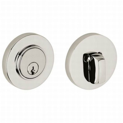 Contemporary Low Profile Single Cylinder Deadbolt