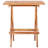 Square 2 - Person Teak Bistro Set with Cushions-73805919