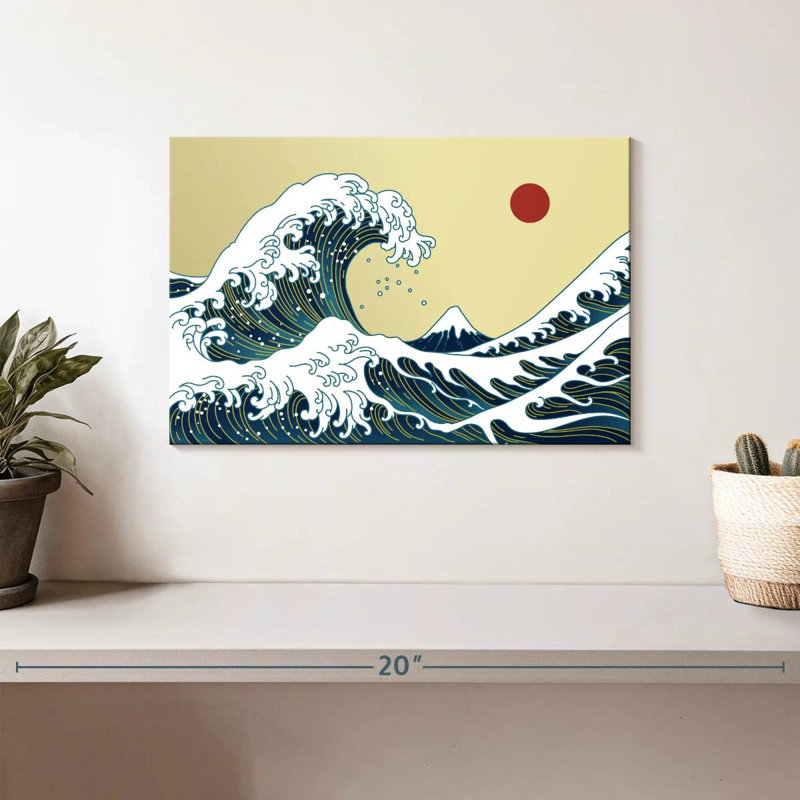 Gillard Great Wave Off Kanagawa, H 8 po x l 12 po