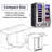 KELIVOL Dual Zone 23.4'' 18 Bottle Wine & Beverage Refrigerator