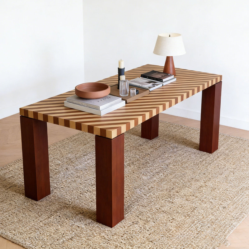 Table de salle à manger French Vintage, H 29,5 po x L 70,9 po x l 31,5 po
