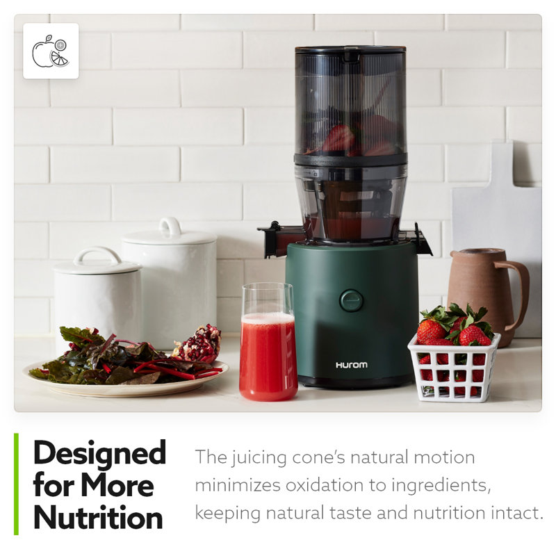 Hurom H320 Ultra Low Pulp Slow Juicer, White