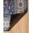 Emanuel Traditional Machine Woven Flatweave Navy and Ivory Area Rug with Non Skid Backing -1222828282