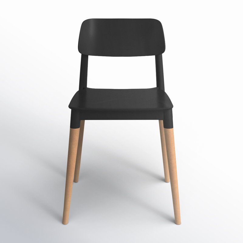 Jago 17.7'' H Side Chair, Black, 1