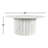 Genoa Tokay Pedestal Coffee Table-88359577