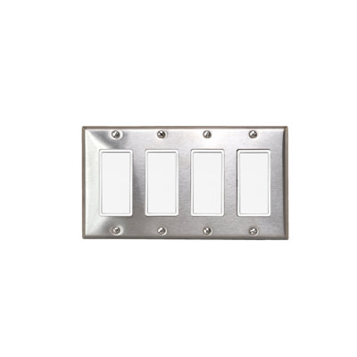 Eurofase On/Off Switch with Stainless Steel Plate and Box