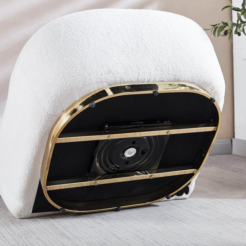 Fauteuil d'appoint pivotant Modern Velvet