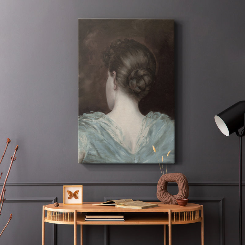Impression de portrait rétro XXVI - galerie Cavas, H 60 po x l 40 po