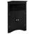 Black Sideboard Cabinet With Adjustable Shelves For Bathroom, Kitchen And Living Room - , , Easy To Clean Multifunctional Storage Corner Waterproof Surface, Assembly