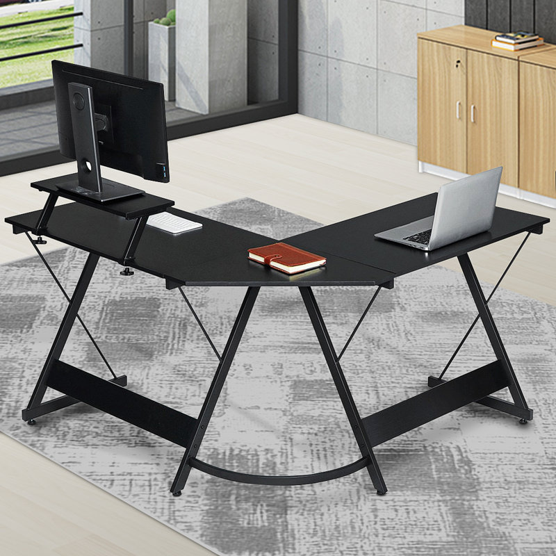 Bureau en L Joice, Noir