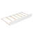 Twin Size Wooden House Roof Bunk Bed with Window Door and Roof,Storage Staircase and Trundle,White+Natural-6200772