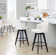 Capuano 26" Fixed-Height Counter Stool With Round Footrest - Set Of 2