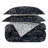 Adamson Botanical Leaves Down Alternative Reversible Comforter Set-919240802-919240803