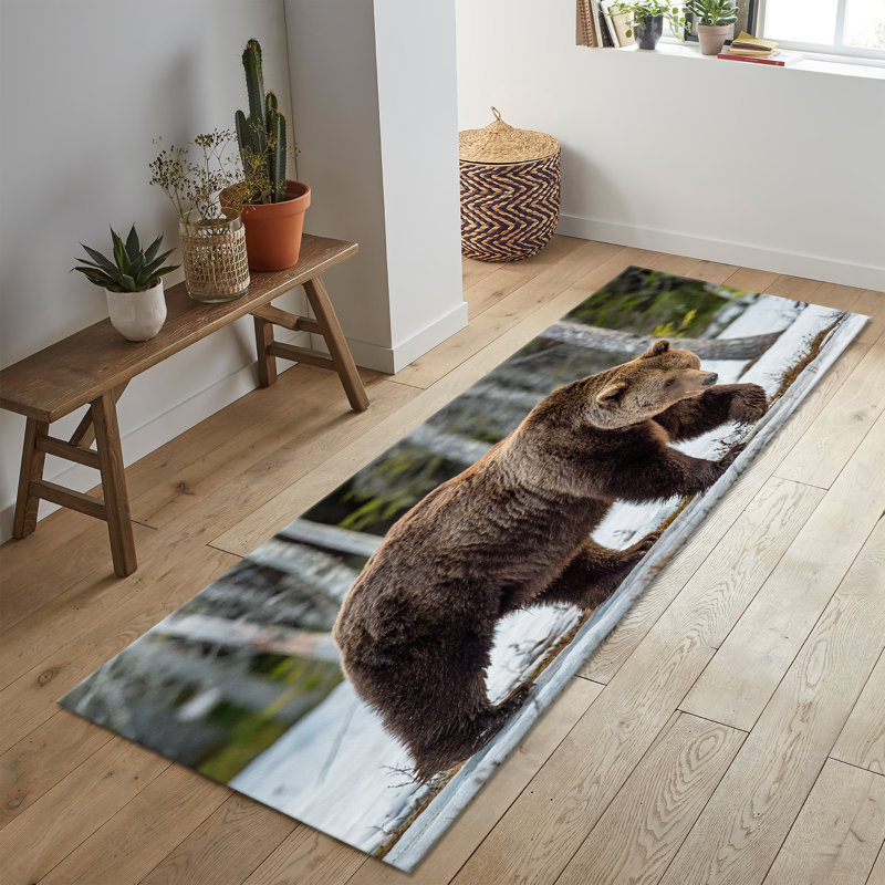 Exquisite Pile Soft Type Printed Rug Showcasing an Elegant Floral Design for a Luxurious Touch in Any Living Space