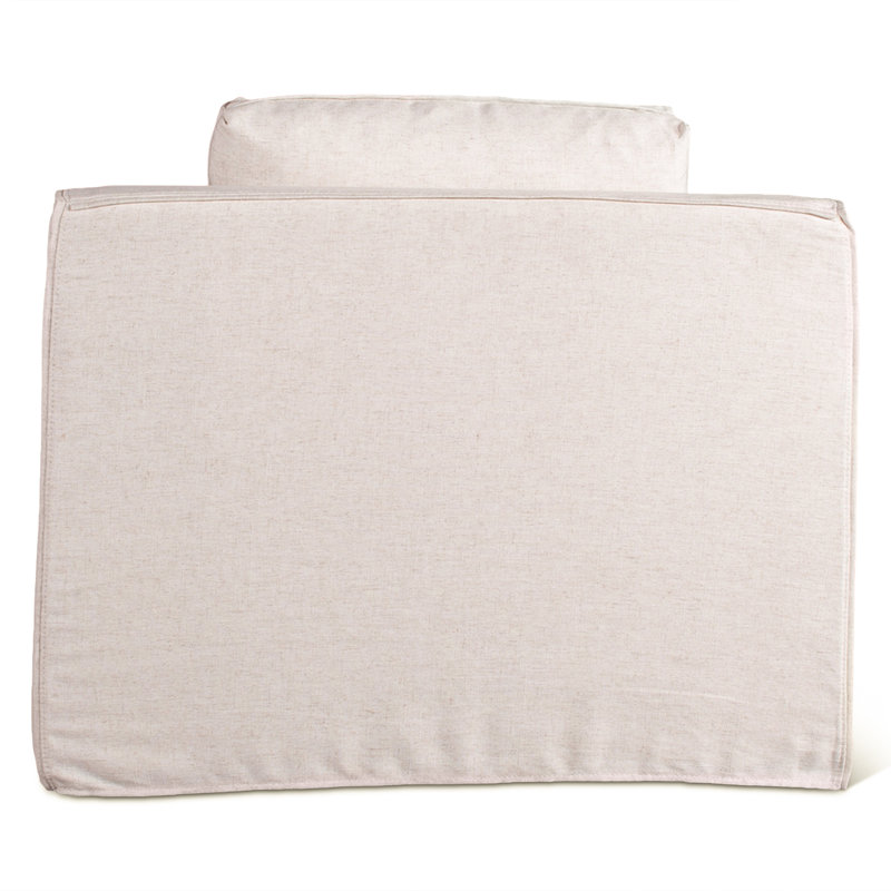 Oliver Armchair in White Linen Slipcover