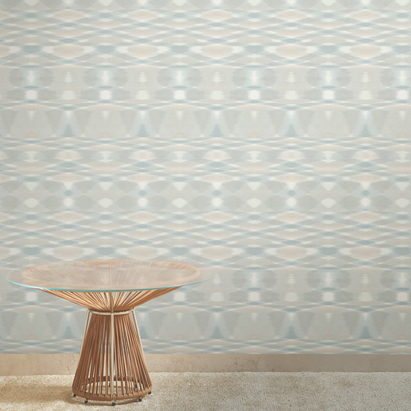 Papier peint Missoni 4 Sunrise Flame, Bleu clair