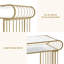 Bureau de maquillage Rumonda Modern