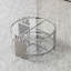 Table basse en verre avec tablette