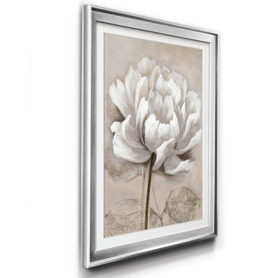 " Soft White I " Painting Print