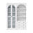 86.6'' H X 63'' W Arched Display Cabinet