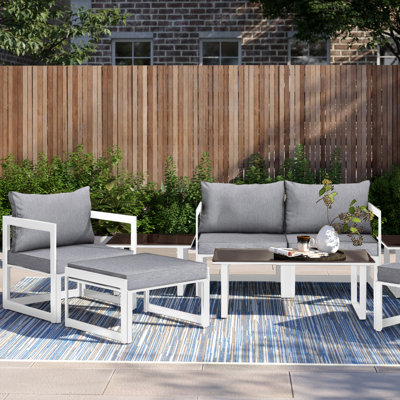 Ensemble de canapé modulaire d'extérieur 9 pièces Fortuna Fortuna